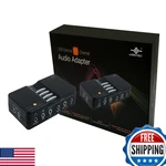 Vantec NBA-200U Usb External 7.1 Channel Audio Adapter Black Windows 7/10/11. Fixed Price $55.84.