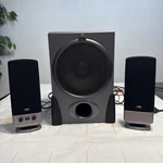 Cyber Accoustics Multimedia Speaker System CA-3554 30 Watts Tested. Fixed Price $21.75.