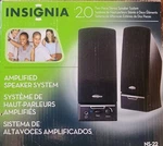 Insignia 2.0 2-PIECE Amplified Stereo Speaker System Sounds Amazing! New!. Fixed Price $17.77.