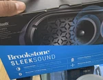 Brookstone Sleeksound Bluetooth Portable Speaker Black Rechargeable Battery. Fixed Price $20.30.