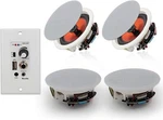 4 Pack 6.5'' Bluetooth Ceiling Speakers 600W And Wall Amplifier Indoor. Fixed Price $134.62.