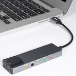 6 In 1 Usb External Optical Sound Card Multifunction Audio Converter Adapter. Fixed Price $25.49.