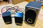 Altec Lansing 221 3-PIECE Set Wired Computer Desktop Speaker System Aux Tested. Fixed Price $38.99.