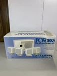 Cambridge Soundworks Pcworks CSW1000 Four Point Surround Speakers And Subwoofer. Fixed Price $179.99.