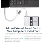 Usb Sound Card Adapter - 7.1 Channel Audio Upgrade. Fixed Price $65.59.