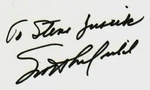 "1ST To Fly Twice Speed Sound" Scott Crossfield Hand Signed 3X5 Card Coa. Fixed Price $69.99.