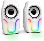 Mambasnake 225F Computer Speakers, 2.0 Usb Powered, 6 Rgb Led Backlit Effect. Fixed Price $25.99.