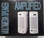 New Enjoy EP691 180W Amplified Multimedia Beige Pc System Speaker/headphone Jack. Fixed Price $18.00.