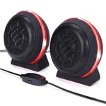 (used) Led Gaming Speakers With In-line Volume Control & 5W Drivers. Fixed Price $14.99.