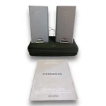 Insignia Usb Portable Notebook Laptop Pc Speakers Fc 2908 Working W/ Case. Fixed Price $15.00.