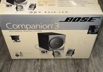 New -open Bose Companion 3 Multimedia Computer Speaker System. Fixed Price $246.00.