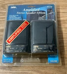 Vintage 1991 New Box Labtec SS-100 Stero Speaker System Bass Treble Booster. Fixed Price $49.99.