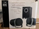 Altec Lansing BXR1221 Classic Speakers 4" Subwoofer Set Tested/working. Fixed Price $39.99.