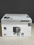 Bose Companion 3 Series Multimedia Speaker System Computer Complete Tested. Fixed Price $145.99.