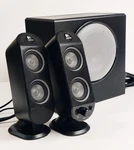 Logitech X-230 M/n: S-0123A System With Subwoofer And Two. Fixed Price $29.95.