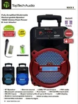 8" Bluetooth 1500 Watts Professional Fm Radio Karaoke Multimedia Speaker ROCK-8. Fixed Price $39.95.