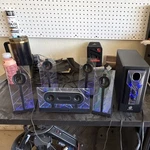 Gogroove Basspulse 5.1 Channel Led Home Theater Speaker System 3.5MM Jack. Fixed Price $20.00.
