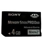 Sony 4GB MARK2 Memory Stick Pro Duo Magic Gate Card. Fixed Price $17.95.