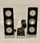 Logitech Z4 Volume Bass Controller Pod W/ Speakers Only. Fixed Price $39.95.