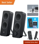 Logitech Z207 2.0 Bluetooth Computer Speakers For Multi-device Use. Fixed Price $119.99.