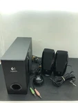 Logitech S-220 Computer System With & Subwoofer S-00023. Fixed Price $15.00.