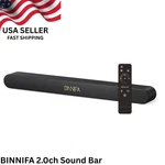 Binnifa 2.0CH Soundbar For Tv, Speaker, Wall Mountable, 29IN Brand New. Fixed Price $15.00.