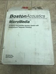 Vintage Boston Micromedia Acoustic Speaker System Pc Desktop Look!. Fixed Price $85.00.