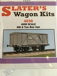 Slaters 4030 4MM Scale 00 Gauge Midland Railway Ton Box Van Plastic Kit T48 Po. Fixed Price $22.60.