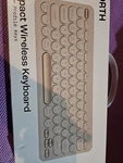 North Compact Round Wireless Keyboard, New Open Box. Fixed Price $10.00.