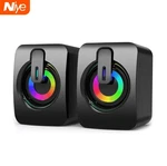 1PC Usb Wired Computer Speakers With Hifi Stereo, Led Lights & Microphone - New. Fixed Price $16.39.