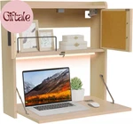 Wall Mounted Desk With Led Light Multifunctional Fold Down Laptop Computer Table. Fixed Price $144.84.
