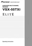 Pioneer VSX-55TXI Receiver Owners Manual. Fixed Price $22.24.