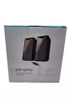 Periphio 2.OCH Multimedia Speakers Laptop Phone Sound System Rgb Led - Black. Fixed Price $35.10.