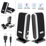 Computer Speakers 2.0 Stereo Usb 3.5 Mm Jack Desktop Laptop Clear Sound/. Fixed Price $9.95.