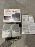 Vintage Optimus Multi Media Mini Speaker System # 40-1401 Tandy Radio Shack. Fixed Price $24.95.