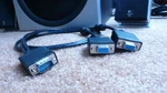 Control Pod Y Splitter Cable 3FT For Dual Subwoofers Logitech Z-2300 Z2300. Fixed Price $24.99.