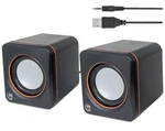 Manhattan Usb Powered Stereo Speaker System - Small Size With Volume Contro.... Fixed Price $19.04.