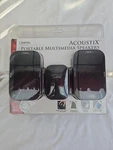 New Digital Innovations Acoustix Portable Multimedia Speakers - Magnetic 4330600. Fixed Price $30.00.