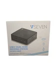 V7 Universal Usb-c Docking Station UCDDS1080P Dual Hdmi Display For Laptop. Fixed Price $14.95.