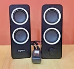 Logitech Z200 Multimedia Stereo Speakers S-00135 W/ Pwr Adapter Free Shipping. Fixed Price $28.00.