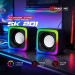 Mini Rgb Pc Gaming Speaker 2.0 Stereo Usb For Notebook Laptop PS4 PS5 Xbox. Fixed Price $18.30.