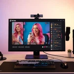 Aluratek Hd 1080P Webcam, Usb-c/usb-a, W/built-in Speakers & Mic AWCS06F. Fixed Price $31.00.