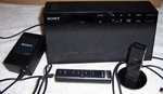 Sony Altus AIR-SA50R Wireless Speaker With Remote And Dongle. Fixed Price $35.00.