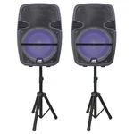 Naxa Dual 15" Bluetooth Tws Party Speakers - Refurbished Grade Very Good. Fixed Price $386.35.