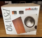 Polk Audio PSW10 10" Powered Subwoofer 100W Rms Wired Black AM1055-C. Fixed Price $149.50.