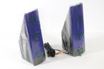 *new* Vintage Ibm Blue Pc Stereo Speakers Fru 22P2306 For Aptiva Netvista. Fixed Price $79.99.