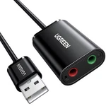 Ugreen Usb To Audio Jack Sound Card Adapter With Dual Trs 3-POLE 3.5MM Black. Fixed Price $19.94.