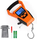 Waterproof Fishing With Ruler, Luggage Scale, Weight Hanging Orange. Fixed Price $24.18.