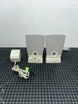 Harman Kardon 2320V Multimedia Computer System Speakers - White. Fixed Price $15.00.
