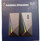 Gaming Speakers 6 Rgb Colorful Lights. New Box. Fixed Price $26.99.
